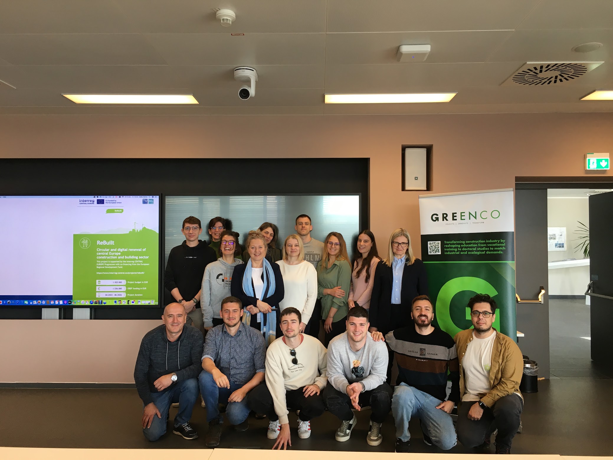 Group picture of students and researchers