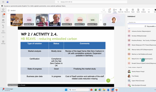 a screenshot of a Teams meeting